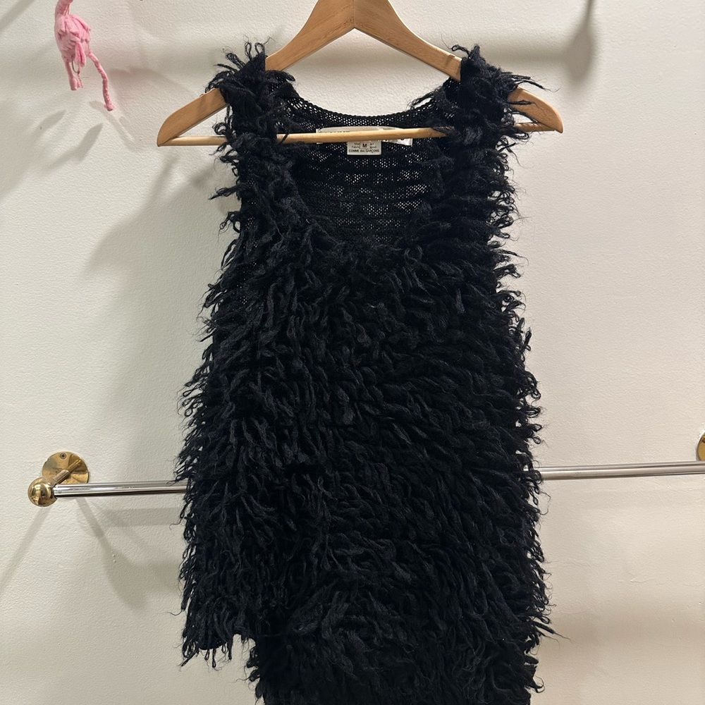 Comme des Garcons Black Mohair Top